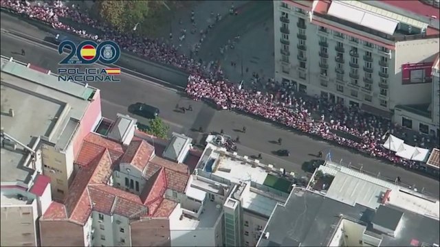 Imágenes aéreas del recorrido del Papa León XIV al Congreso