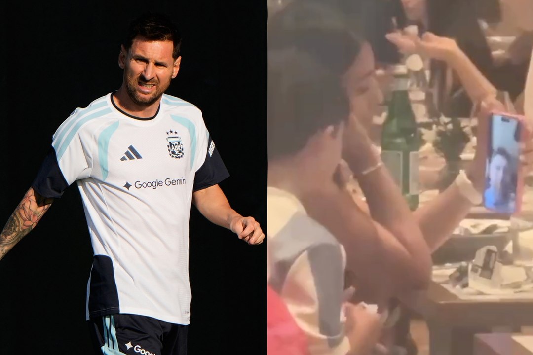 Messi comparte una emotiva videollamada con Antonela y sus hijos durante una cena familiar