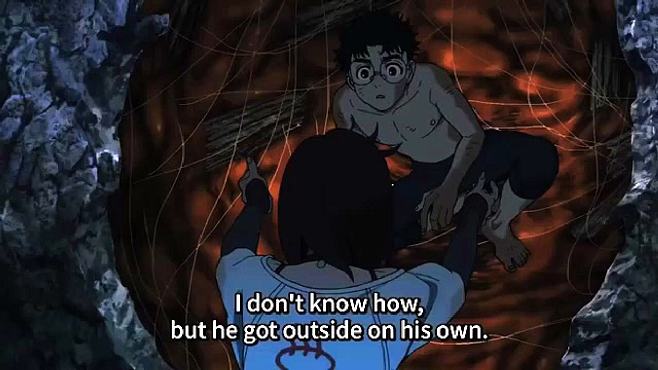 Okarun fell into momo chest _okarun hugs momo _anime moments -dandadan#dandadan #anime #moments