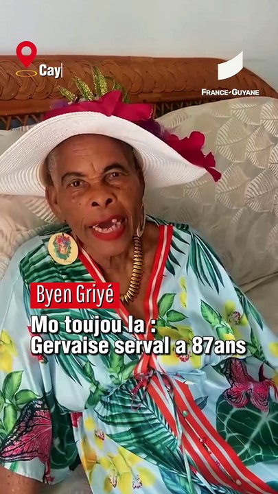[GUYANE] Mo toujou la : Gervaise Serval a 87ans