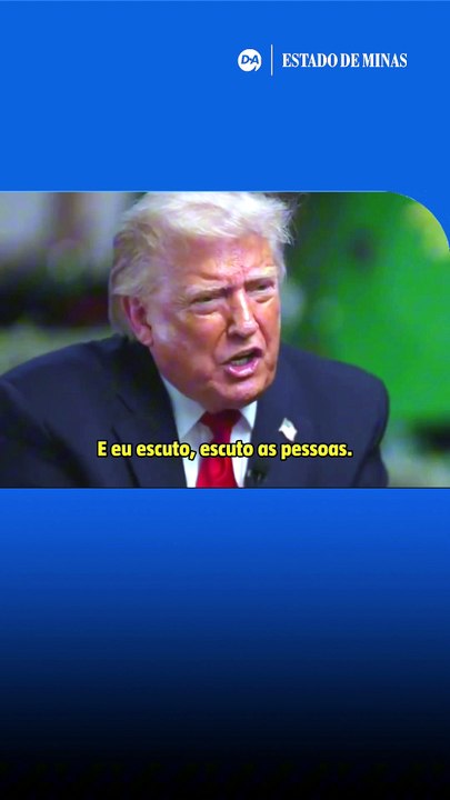 Perguntas sobre fraude levam Trump a interromper entrevista
