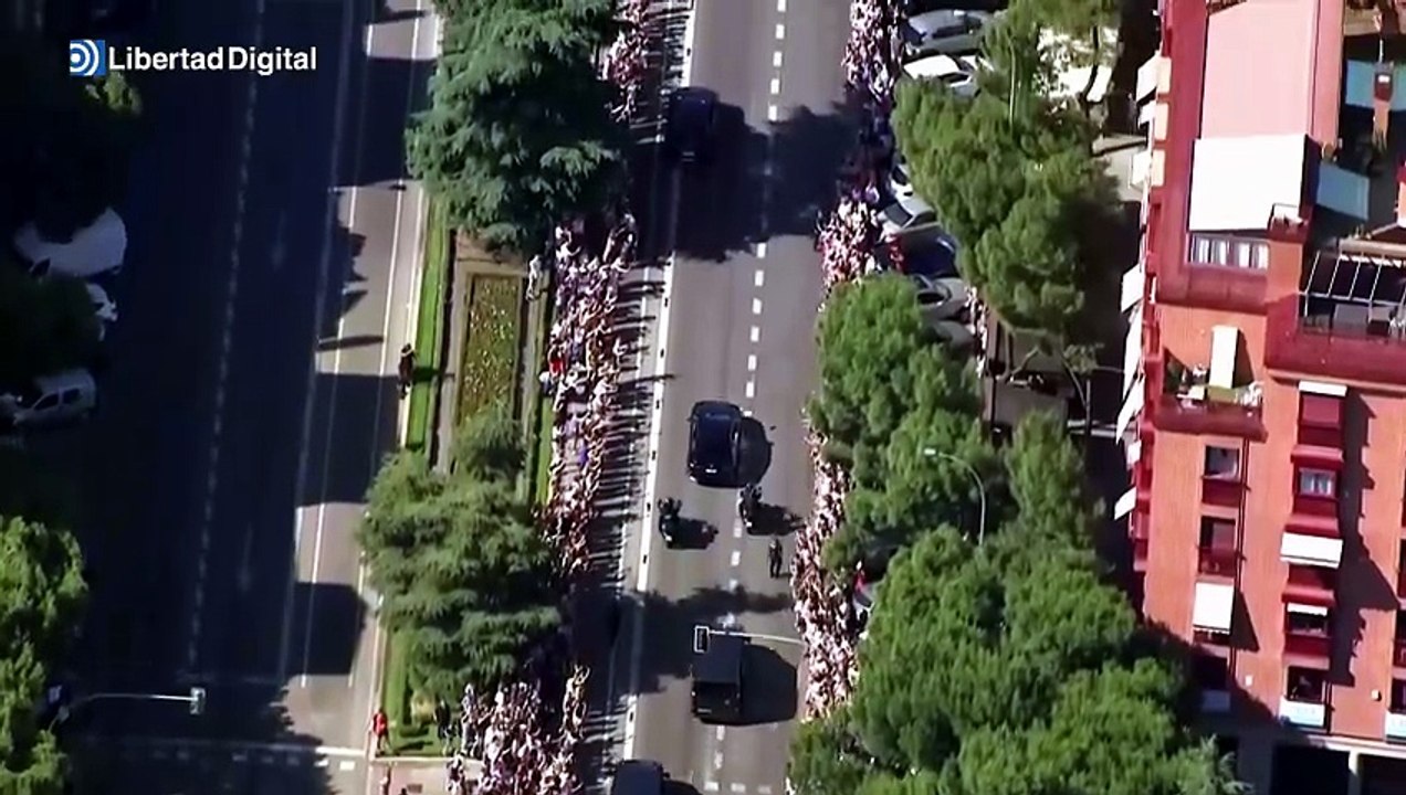 Así ha sido el recorrido del papa León XIV hasta la Almudena
