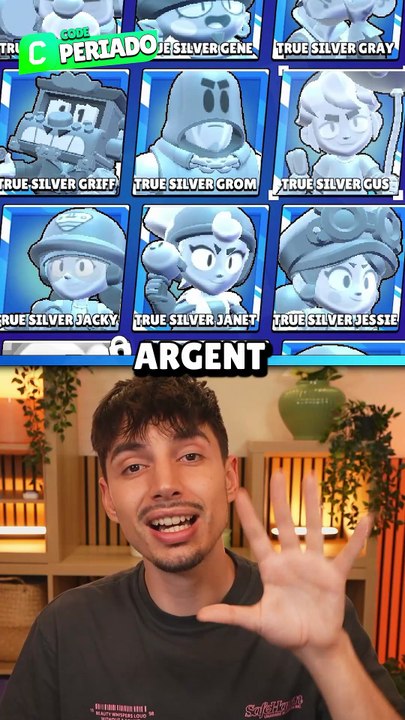 VOICI le TOP 5 des SKINS ARGENT les PLUS RARES de BRAWL STARS