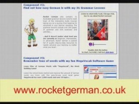 Rocket German: Multimedia Course For Learning German Online