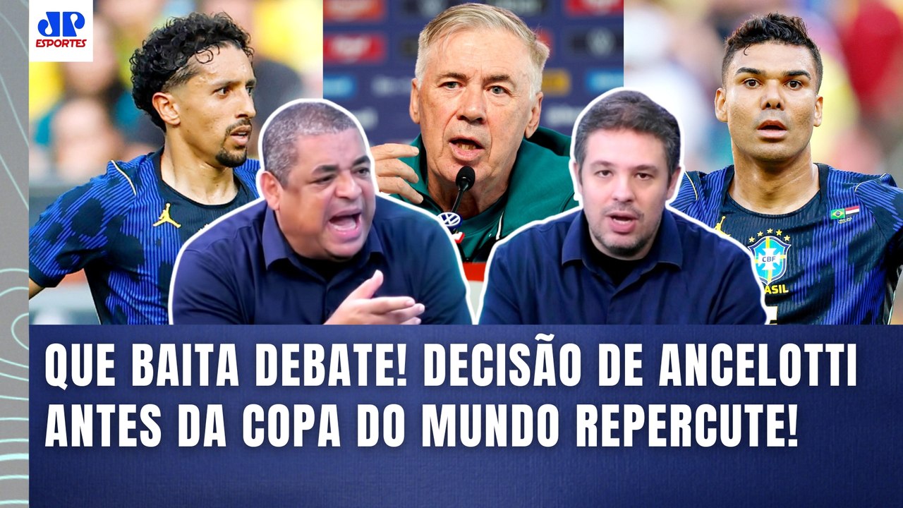QUE AULA! "EU NÃO ESPERAVA ISSO! Mas o ANCELOTTI TOMOU ESSA DECISÃO porque..." SELEÇÃO GERA DEBATE!