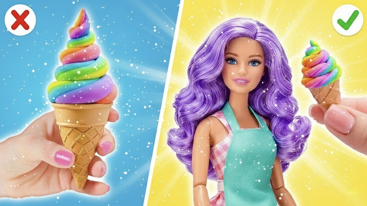 Construisons le Glacier Enchanté de Barbie !