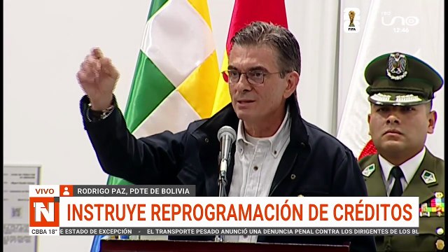 Presidente Paz anuncia decreto para reprogramación de deudas y creación de un fondo para el transporte