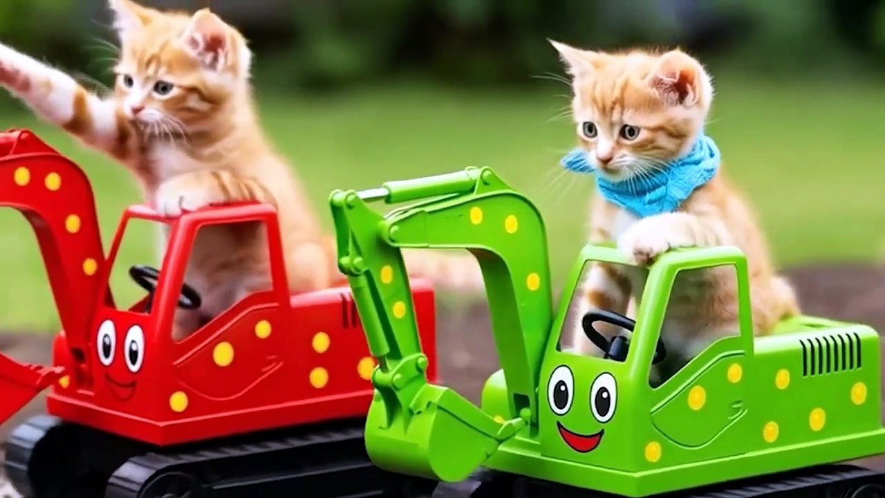 Mama Cat Trims Fur on the Farm and Makes Tiger Hat For Kittens At Home🐾🎩🐯..