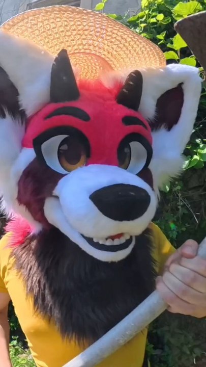Fluffy paysant fermier