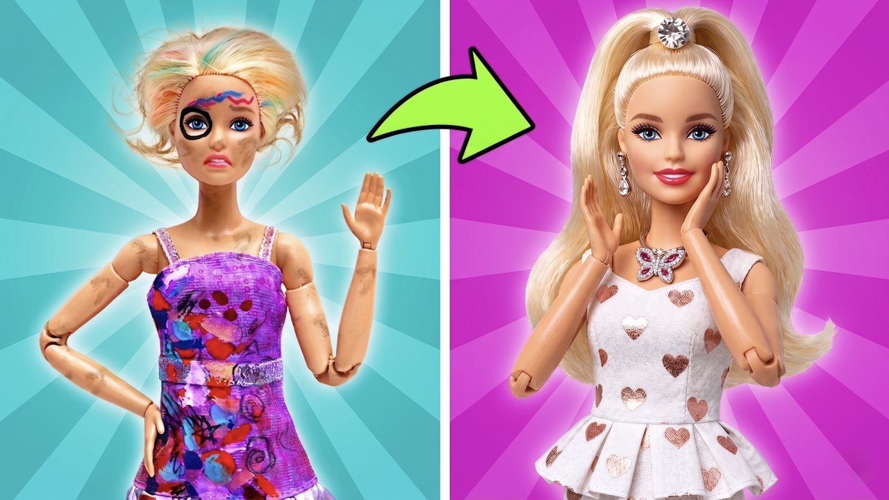 Transformation Éblouissante d'une Poupée Glamour
