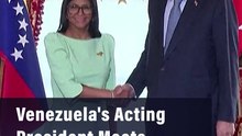 Venezuela's Acting President Meets Erdogan In Istanbul