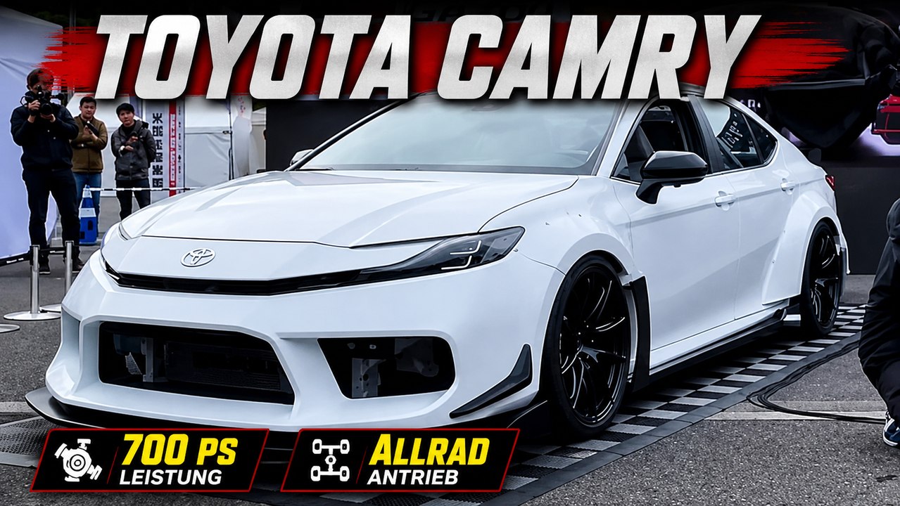 Toyota Camry GR Showcar: Sieben Zylinder und Allrad-Power