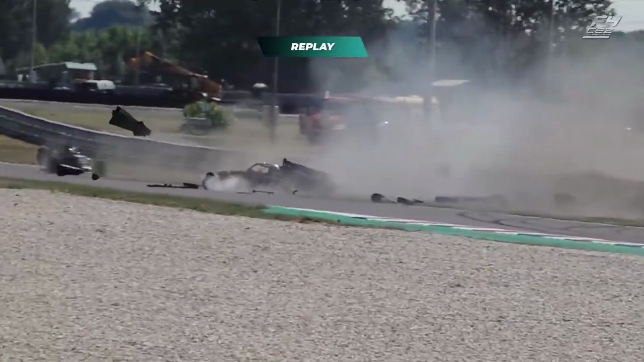Formula 4 CEZ Championship 2026 Slovakia Ring Race 3 Olert Orcholski Big Crash