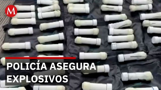 Policía decomisa 59 explosivos caseros en camiones de maestros y normalistas en CdMx
