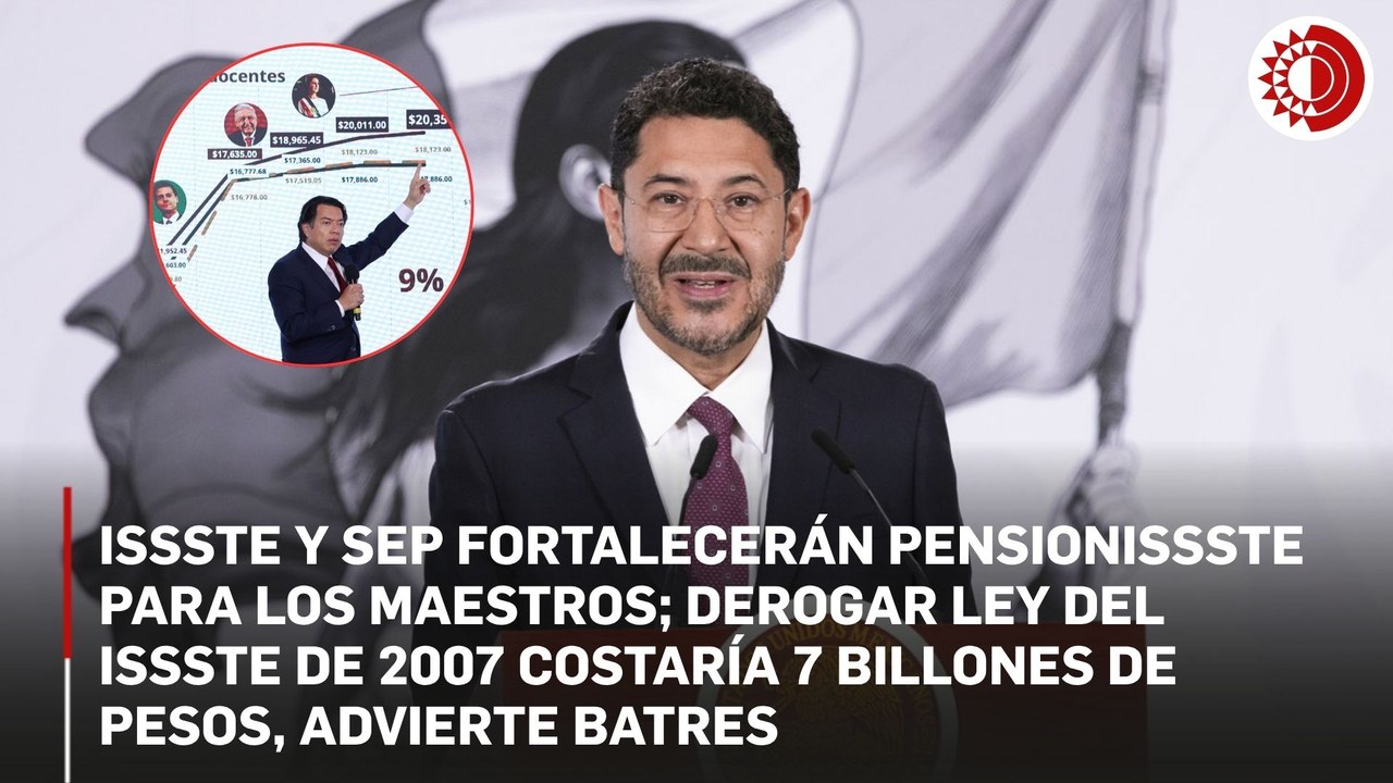 “Opción viable”: Delgado y Batres presentan propuesta para crear aseguradora pública y mejorar pensiones del magisterio