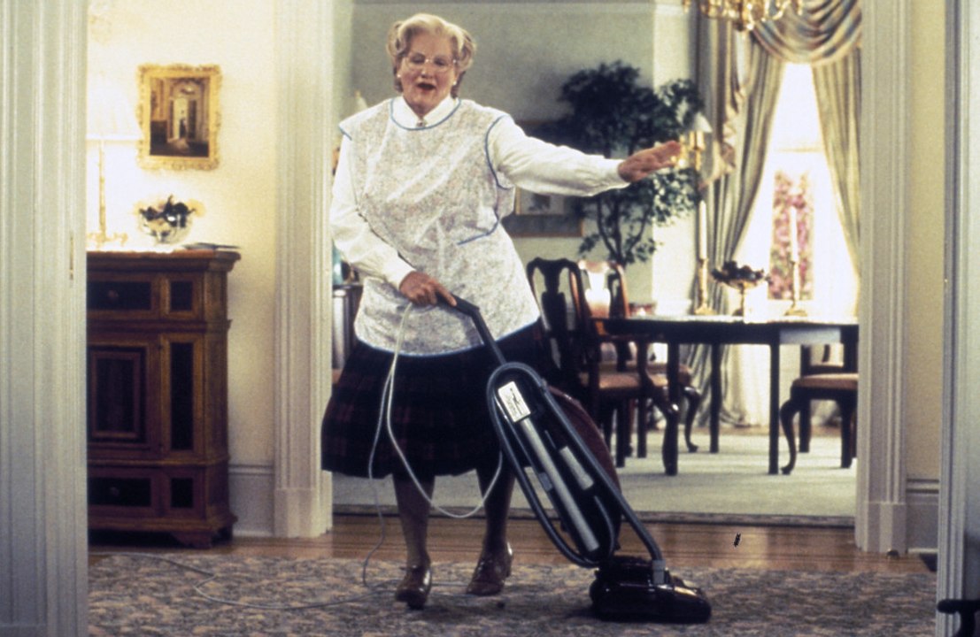 Robin Williams spielte Passanten Streiche in Mrs.-Doubtfire-Verkleidung