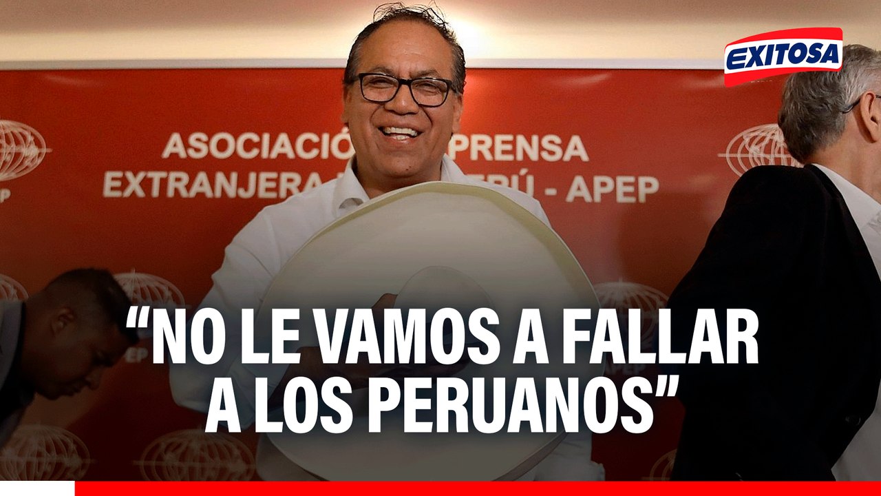 Roberto Sánchez asegura que buscará consensos y que no le fallará al Perú de confirmar triunfo
