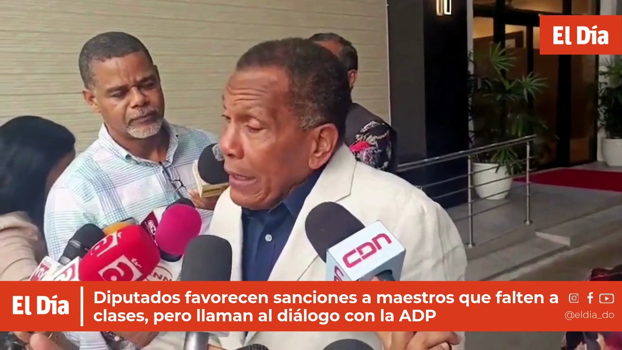 Diputados favorecen sanciones a maestros que falten a clases, pero llaman al diálogo con la ADP