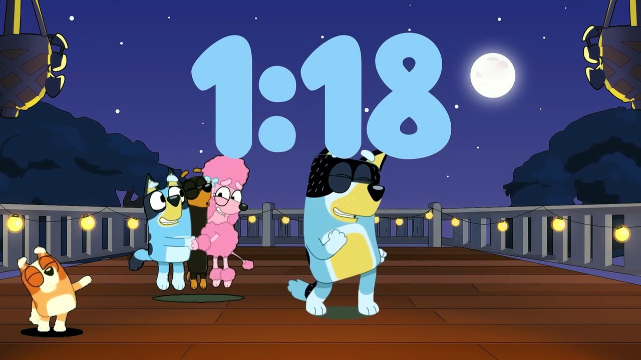 2 Minute Bluey Dance Countdown Timer!
