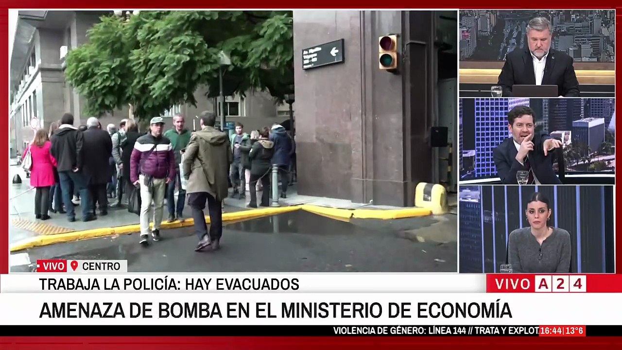 Amenaza de bomba en el Ministerio de Economía