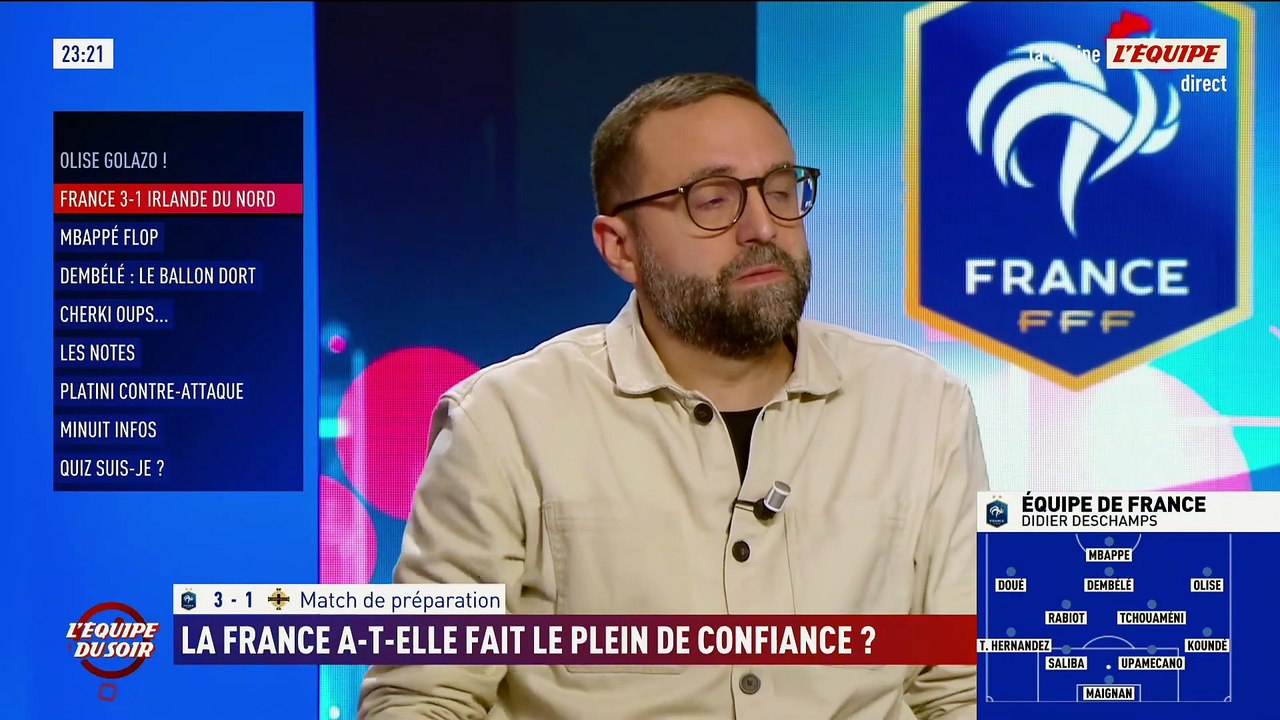 Ousmane Dembélé, après France-Irlande du Nord : « Je suis content de l'animation » - Foot - Amical - Bleus