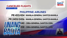 Canceled flights as of 6:13am (June 9, 2026) | Unang Balita