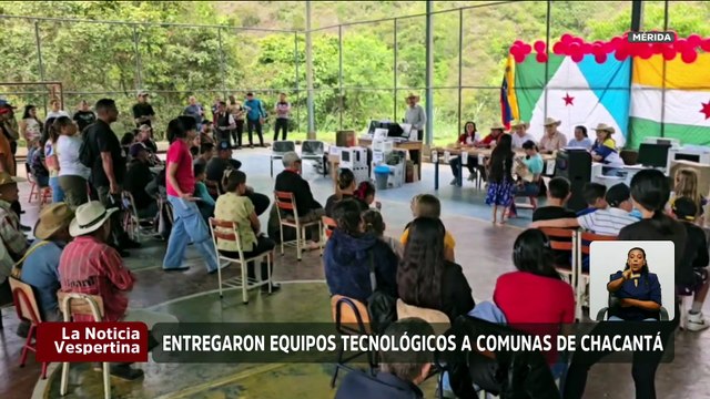 Dotan de equipos tecnológicos a las comunas de Mérida para fortalecer la organización popular