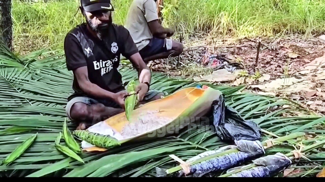 Fishing And Grilling Fish In The Forests Of South