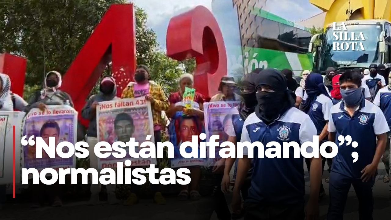 Ayotzinapa niega portar explosivos y acusa montaje