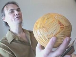 Builder of ships made of toothpics - Wayne Kusey.