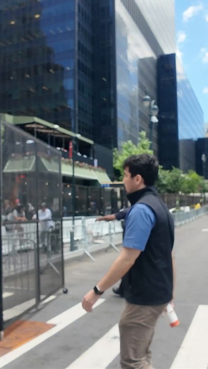 MSG adds metal gates ahead of Game 3 with Trump attending