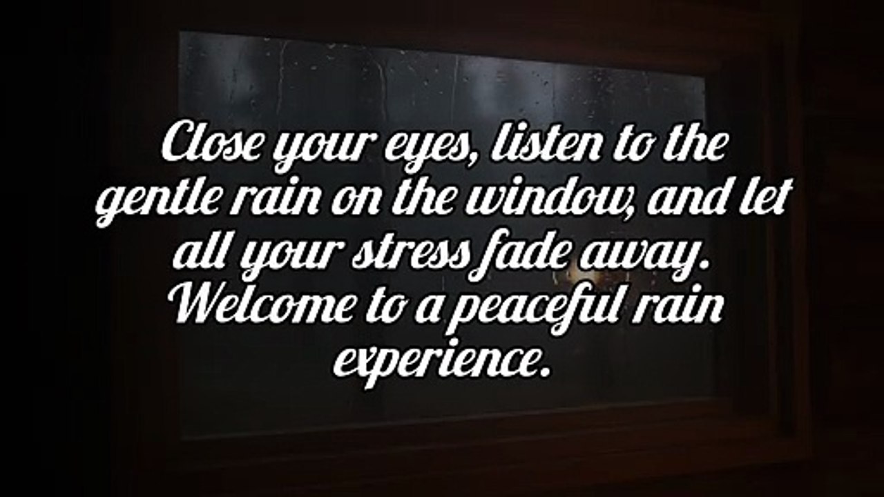 99% Fall Asleep to This Rain on Window Sound ☔ Deep Sleep in Minutes 😴 #rain #relax #deepsleep #trending #viral