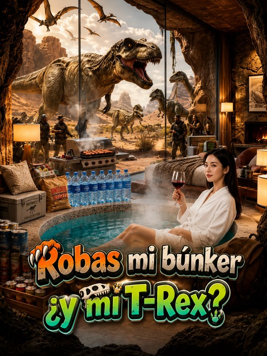 ¿Robas mi búnker y mi T-Rex? | Episodio Completo | Drama Viral de Supervivencia, Dinosaurios, Reencarnación y Venganza | Short Drama Full EP