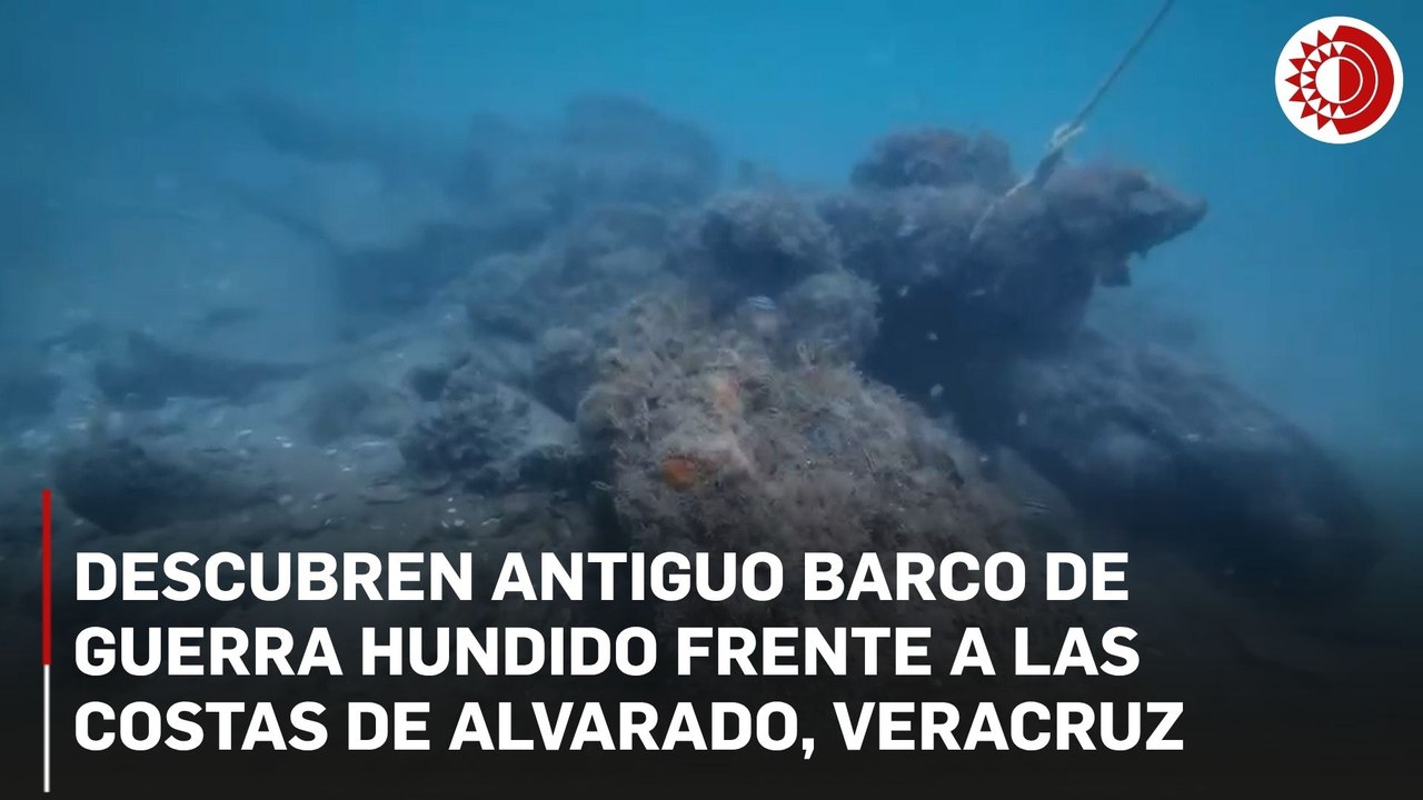 Veracruz: pescadores hallan restos de antiguo barco de guerra oculto por más de dos siglos, frente a costas de Alvarado