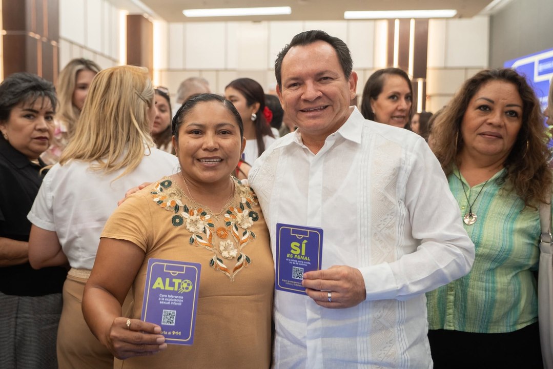 Presentan campaña para prevenir la explotación sexual infantil durante el Mundial 2026 en Yucatán