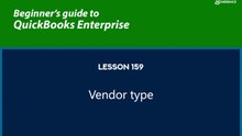 159 - Vendor Type