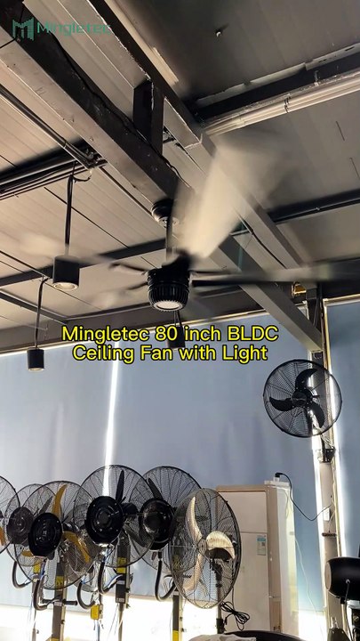 Mingletec BLDC Ceiling Fan With 3-Color Light #mingletec #BLDC #ceilingfan #silent #energysaving
