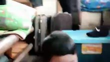 Gray was jumping up and down on the bed