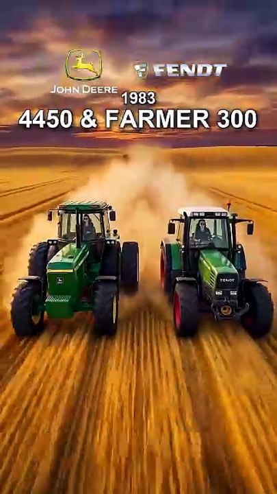 The Unstoppable Titans: John Deere vs Fendt Evolution (1934-2024) #shorts