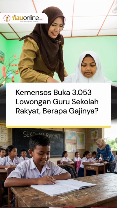 Kemensos Buka 3.053 Lowongan Guru Sekolah Rakyat, Berapa Gajinya?