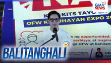 Alden Richards, bagong ambassador ng OWWA; tutulong at susuporta sa psychological at emotional well-being ng OFWs | Balitanghali
