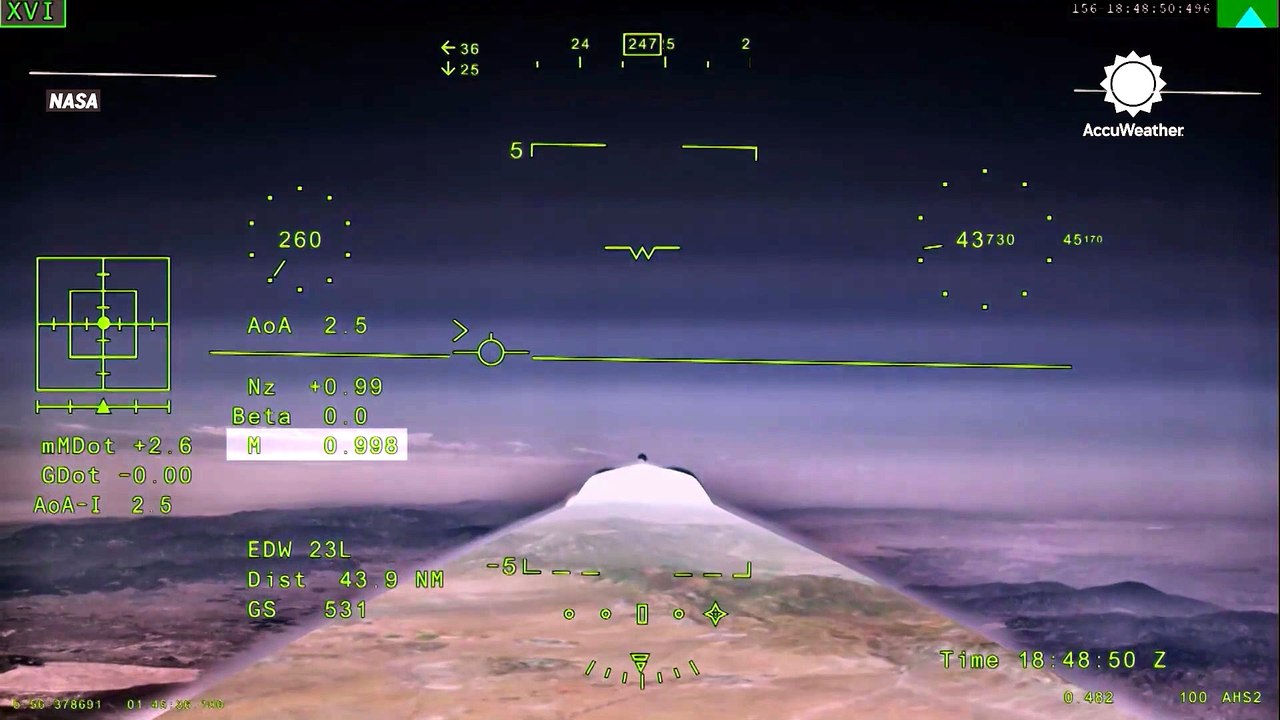 NASA's experimental quiet jet hits supersonic speed for the first time