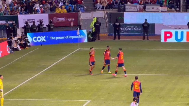 La REACCIÓN de PUEBLA al gol de PEDRI