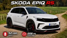 Skoda Epiq RS Studie: Aggressiver Look für den kompakten EV
