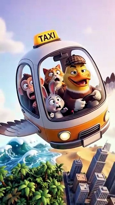 Duck Flying Taxi Goes Crazy 🚕🦆 | Wrong Drop Chaos