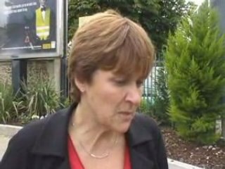 Dominique Voynet visite Marina Petrella