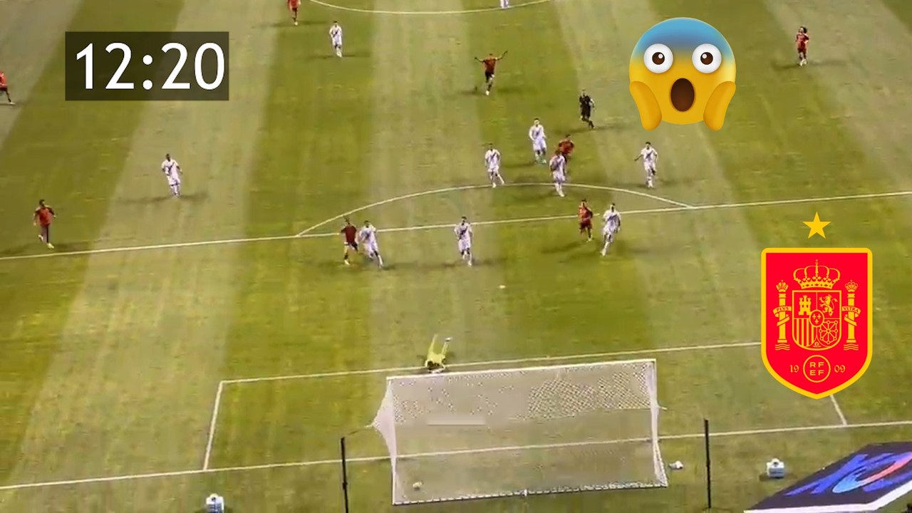 España anota gol en Estadio Cuauhtémoc en menos de un minuto
