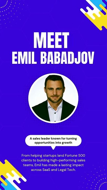 Emil Babadjov’s Impact Across SaaS, Legal Tech, and Customer Engagement