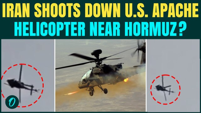 Iran SHOOTS DOWN U.S. Apache Helicopter Near Hormuz? Takes REVENGE For Strikes On Industrial Hub