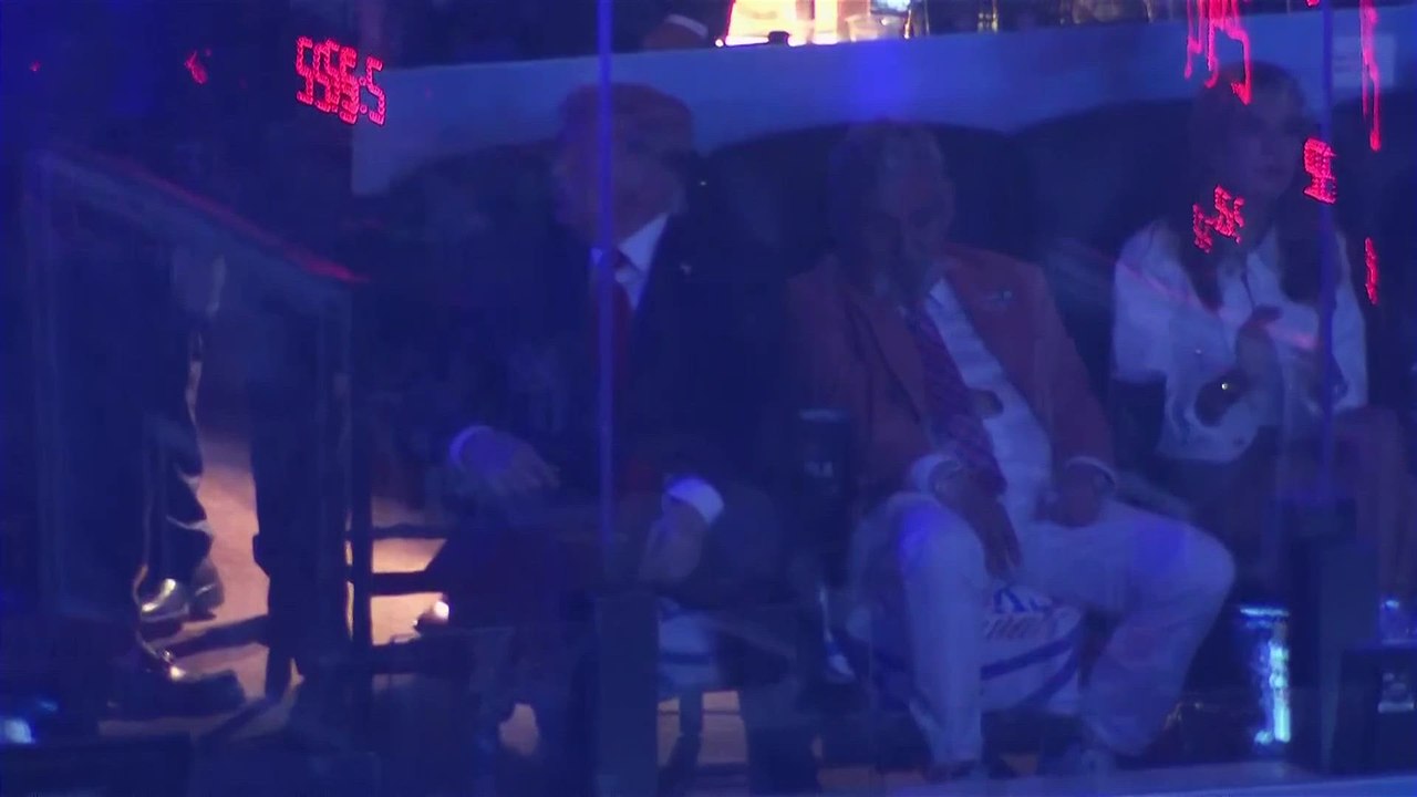 Trump speaks to NBA commissioner, cabinet members during NBA finals